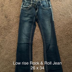 Rock & Roll Low rise boot cut jeans